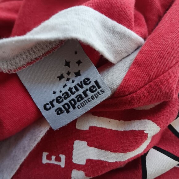 Medium T-shirt Big Red Nebraska Huskers 1869 Est. Red V-Neck T-Shirt - Picture 4 of 4